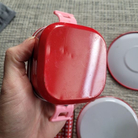 Retro Hello Kitty Kitchen Play Set Sanrio Doll House Vintage Rare 90s Japan - Picture 10 of 12